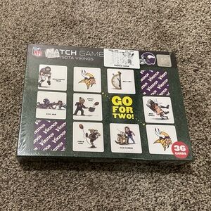 NFL Minnesota Vikings Match Game - Dark Green and Purple